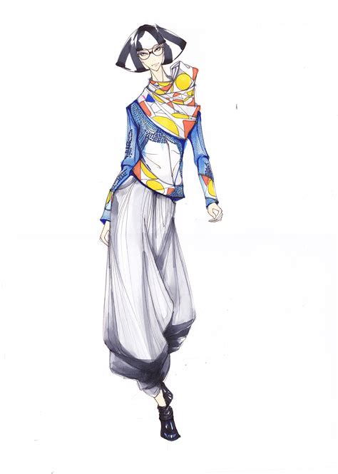 新年服装设计绘画